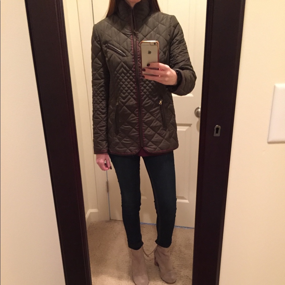 Stitch Fix Quilted Jacket - Olive - XS - NWT